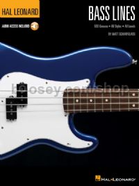 Bass Lines - Hal Leonard Bass Method (Book & Online Audio)