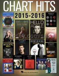 Chart Hits of 2015-2016 for easy piano