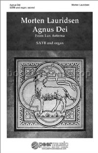 Agnus Dei - SATB & organ