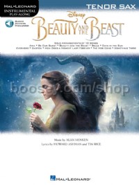 Beauty & The Beast Instrumental Playalong - Tenor Saxophone (Book & Online Audio)