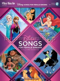 Disney Songs For Female Singers - Music Minus One Vocals (Book & Online Audio)