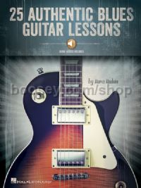 25 Authentic Blues Guitar Lessons (Book & Online Audio)