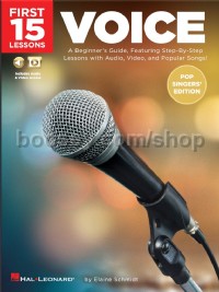 First 15 Lessons - Voice (Pop Singers' Edition) (Book & Online Audio)