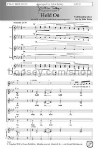 Hold On (SATB)