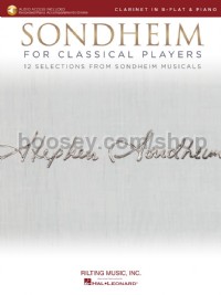 Sondheim For Classical Players Clarinet (Book & Online Audio)