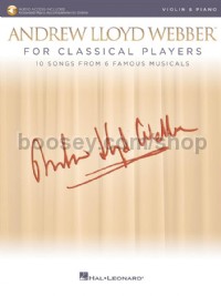 Andrew Lloyd Webber For Classical Players - Violin & Piano (Book & Online Audio)