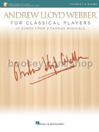 Andrew Lloyd Webber For Classical Players - Trumpet & Piano (Book & Online Audio)