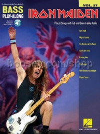 Iron Maiden - Bass Play Along 57 (Book & Online Audio)