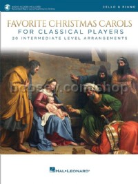 Favorite Christmas Carols for Classical Players - Cello & Piano (Book & Online Audio)