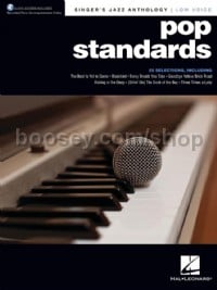 Pop Standards - Singer's Jazz Anthology Low Voice (Book & Online Audio)