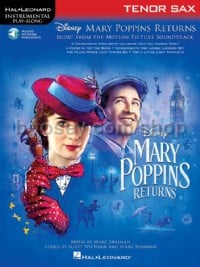 Mary Poppins Returns for Tenor Sax (Book & Online Audio)