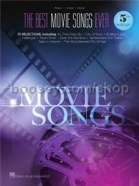 Best Movie Songs Ever Songbook 5th Edition (PVG)