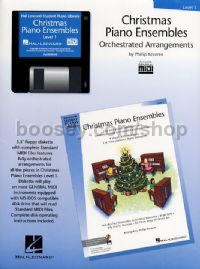 Hal Leonard Student Piano Library: Christmas Piano Ensembles 1 (General MIDI)