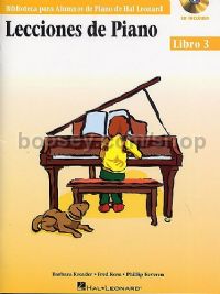 Lecciones De Piano Libro 3 Book & CD Hal Leonard