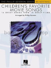 The Phillip Keveren Series: Children's Favourite Movie Songs (Big Note Piano)