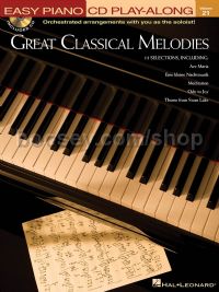 Great Classical Melodies Easy Piano (Book & CD)