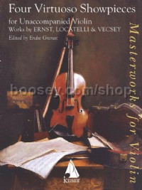 4 Virtuoso Showpieces for Solo Violin