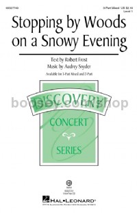 Stopping by Woods on a Snowy Evening (3-Part Mixed Choir)