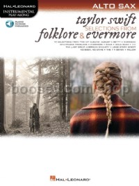 Taylor Swift - Selections from Folklore & Evermore - Alto Saxophone (Book & Online Audio)