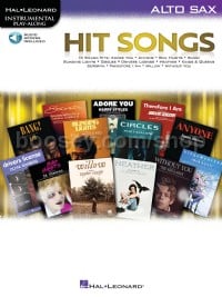 Hit Songs Instrumental Play Along - Alto Sax (Book & Online Audio)
