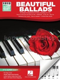 Beautiful Ballads - Super Easy Songbook (Piano Solo)