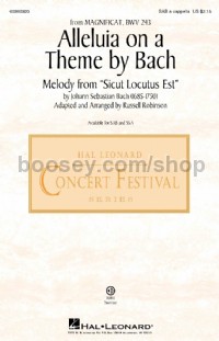 Alleluia on a Theme by Bach (BWV 243) (SAB Voices)