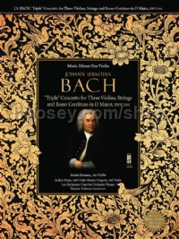 Triple Concerto for Three Violins in C Major (Book & 2 x CD)