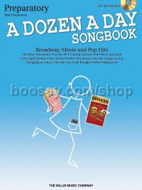 A Dozen A Day Songbook: Piano - Prepatory Book (Book & CD)