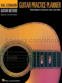 Guitar Practice Planner Hal Leonard Guitar Method