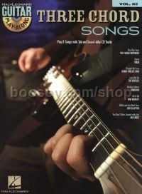 Guitar Play-Along Series vol.83: Three Chord Songs (Bk & CD)
