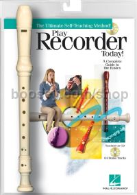 Play Recorder Today Bk/CD/recorder