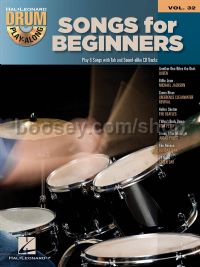 Drum Play Along 32 Songs For Beginners (Book & CD)