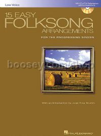 15 Easy Folksong Arrangements Low (Book & CD)