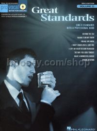 Pro Vocal 22 Great Standards (Bk & CD) Men's Edition