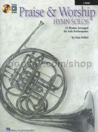 Praise & Worship Hymn Solos French Horn Bk/CD