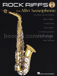 Rock Riffs - Alto Saxophone (Book & CD)