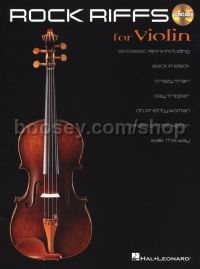 Rock Riffs - Violin (Book & CD)