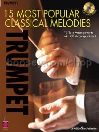 15 Most Popular Classical Melodies Trumpet Bk/CD