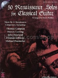 50 Renaissance Solos For Classical Guitar (Book & CD)
