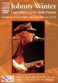 Johnny Winter Legendary Licks Slide Guitar DVD