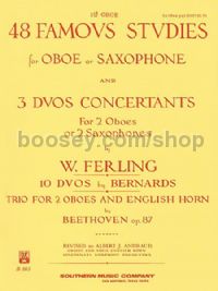 48 Famous Studies (1st and 3rd part) for oboe