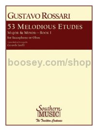 Fifty Three Melodious Etudes, Book 1 for saxophone & piano