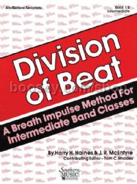 Division of Beat, Book 1b - alto saxophone part