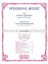 Wedding Music for string quartet (condensed score)