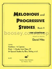 Melodious and Progressive Studies, Book 2 for saxophone