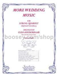 More Wedding Music for string quartet (condensed score)