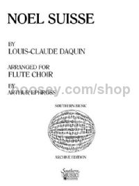 Noel Suisse for flute ensemble (score & parts)