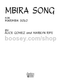 Mbira Song for marimba