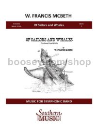 Of Sailors and Whales for concert band (score)