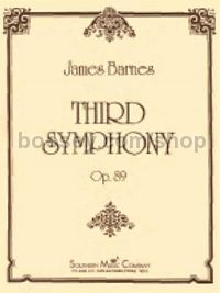 Third Symphony op. 89 for concert band (set of parts)